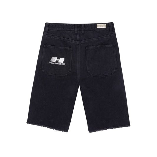 Honor The Gift - Frayed Edge 11" Denim Bermudas