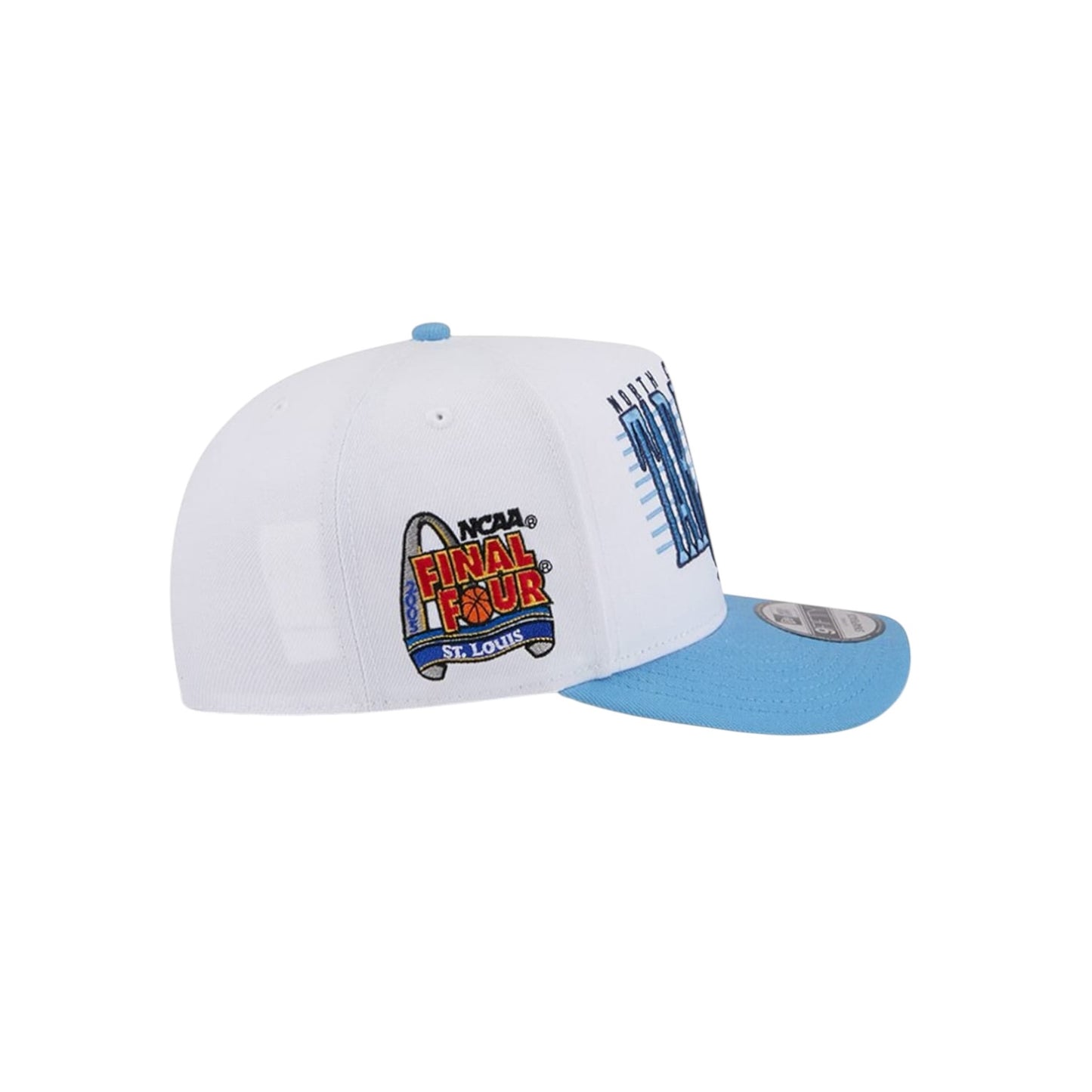 New Era North Carolina Tar Heels March Madness College Vault 2005 A-Frame 9Fifty Snapback - White