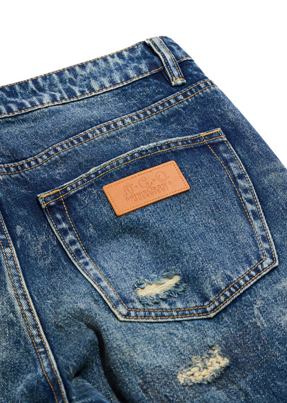 Nothing Grows Overnight Timeless Denim Pant Blue Wash