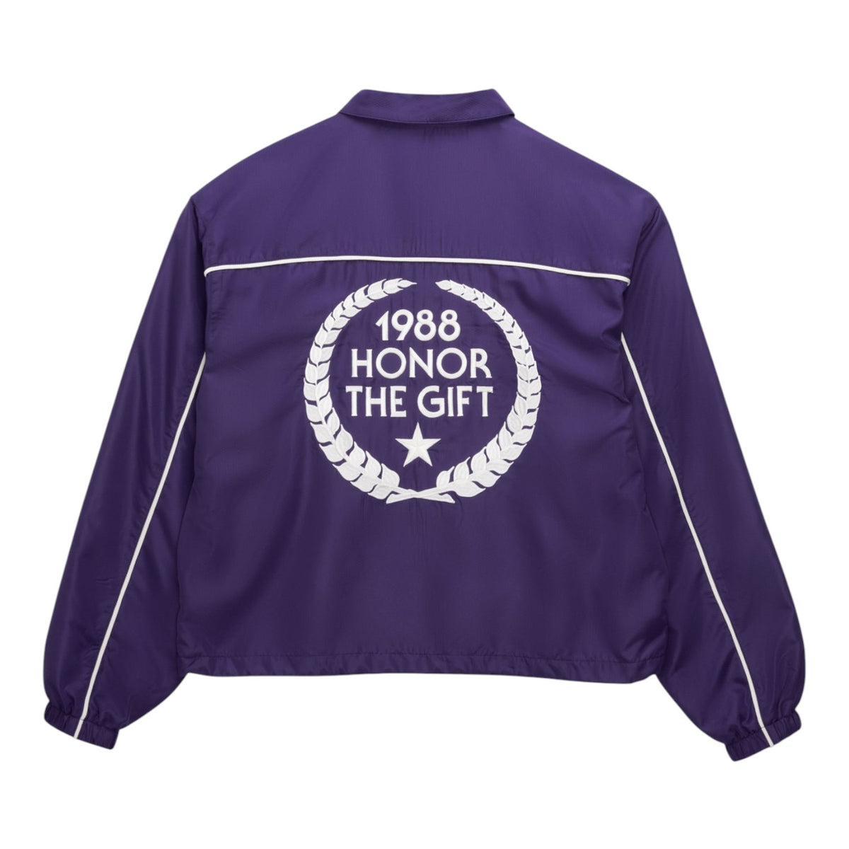 Honor The Gift Honeycomb Track Jacket - Purple