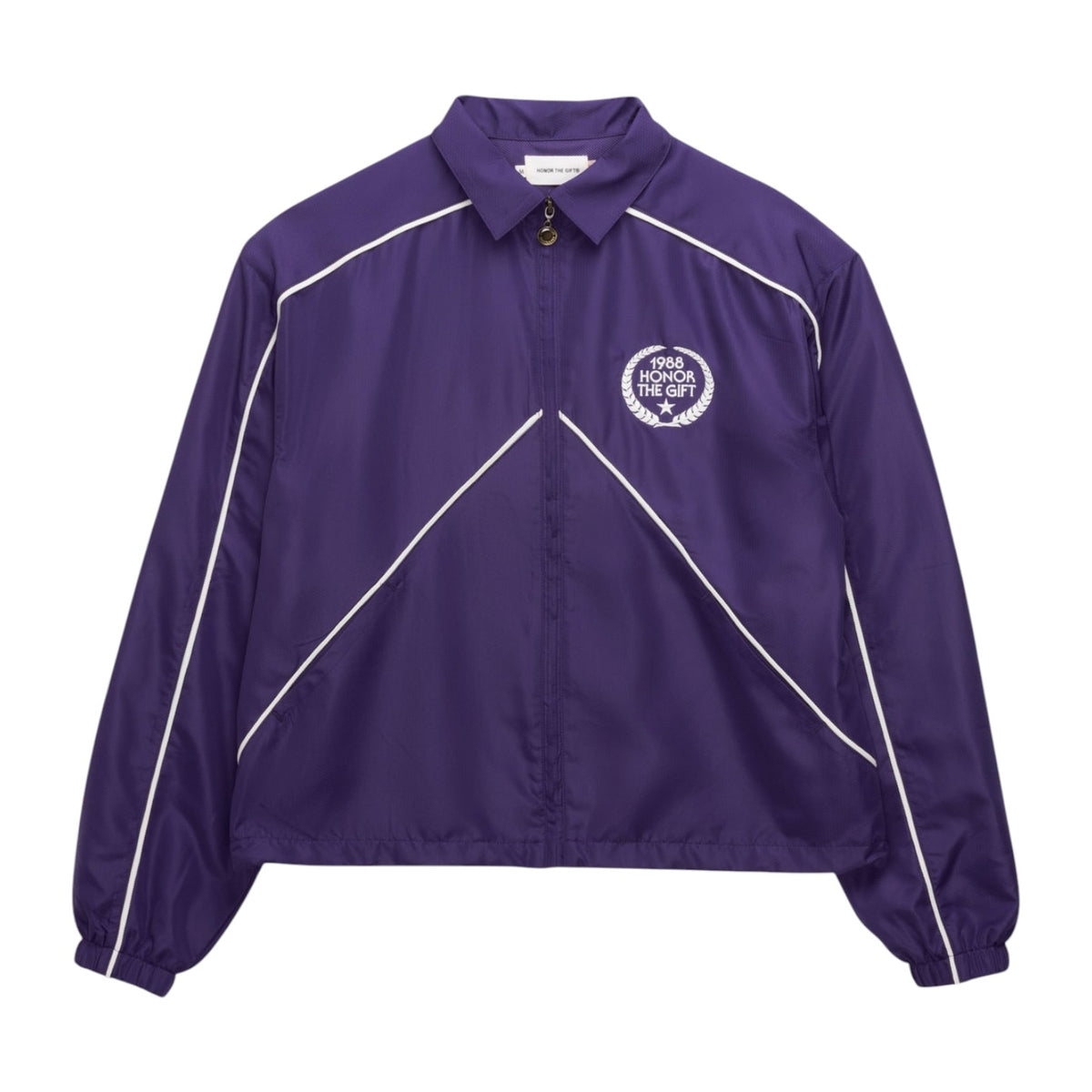 Honor The Gift Honeycomb Track Jacket - Purple
