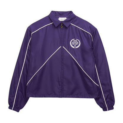 Honor The Gift Honeycomb Track Jacket - Purple