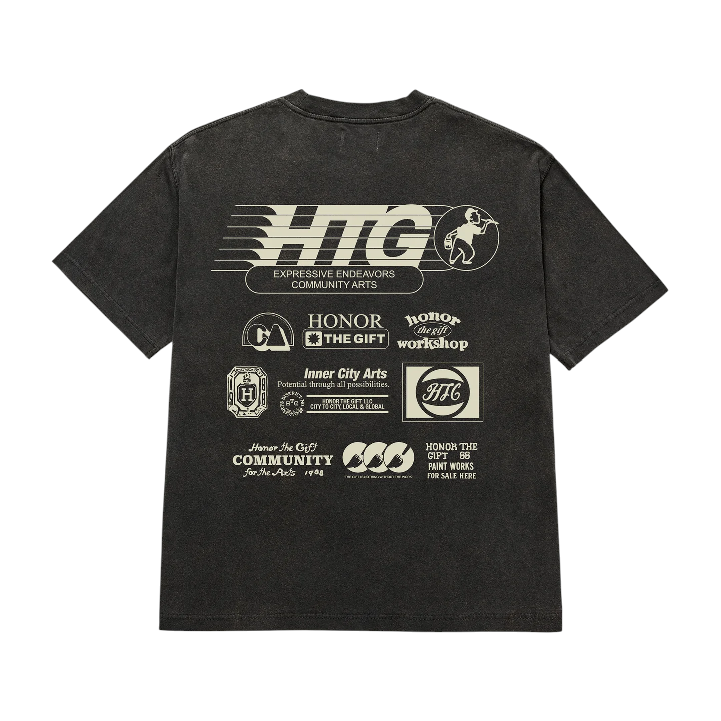 Honor The Gift Paint Works Tee - Black