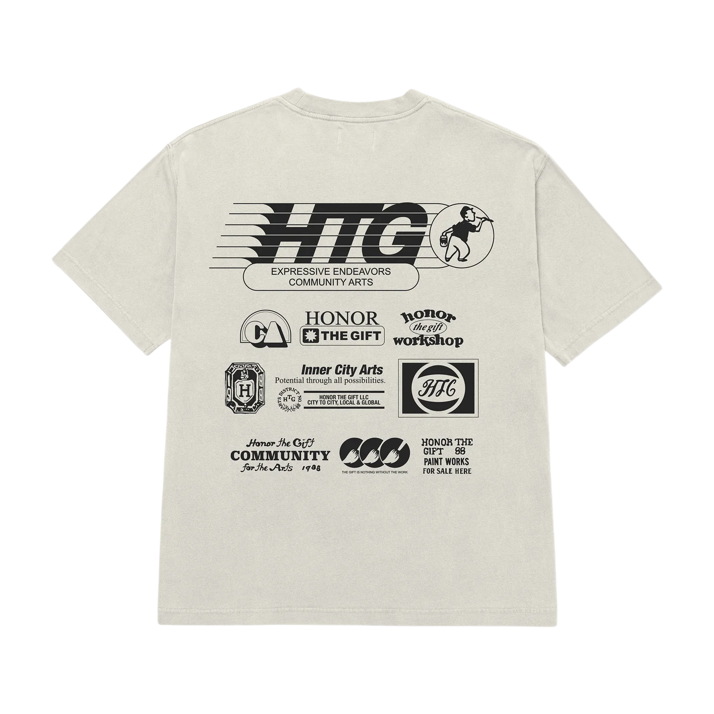 Honor The Gift Paint Works Tee - Bone