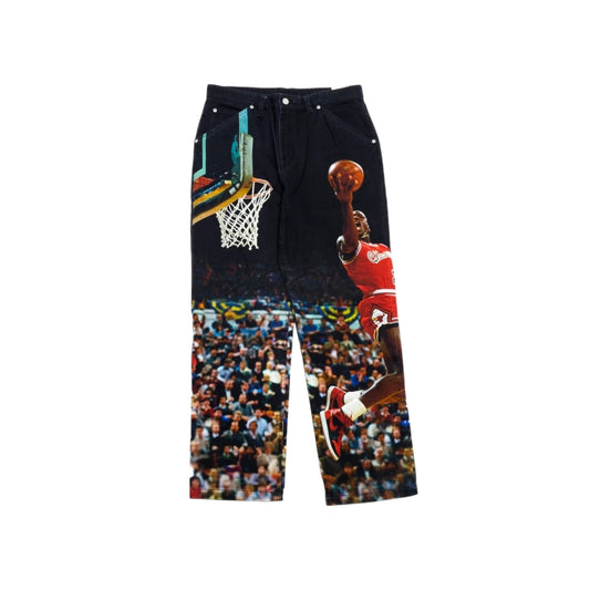 Air Jordan Photo Denim Pants - Black - HF0045-010