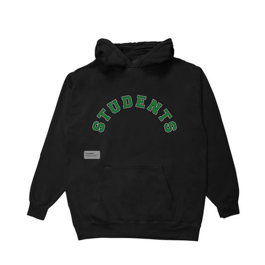 Students Academic Pullover Hoodie - Black