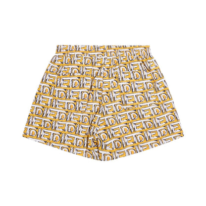 Diet Starts Monday Scribble Short - Yellow