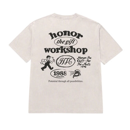 Honor The Gift Honor Workshop Tee - Bone