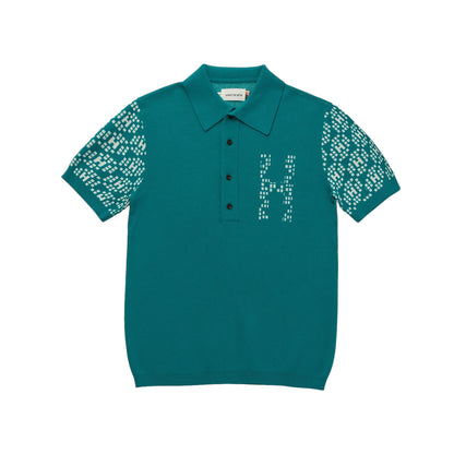 Honor The Gift  Knit H Pattern Polo