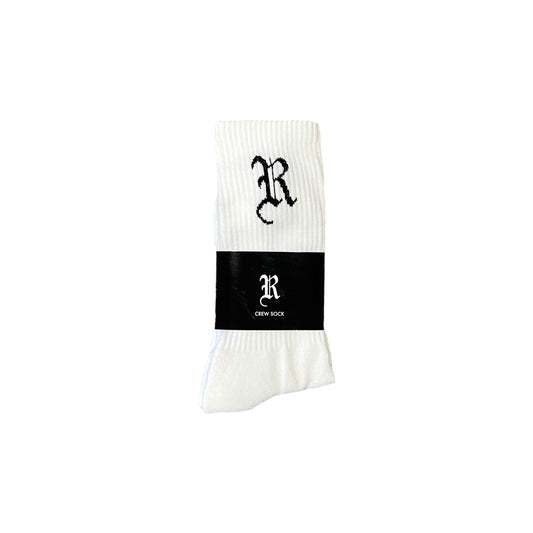 Reynolds Crew Sock - White