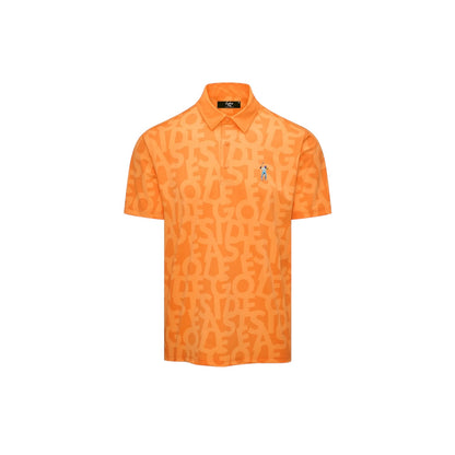 East Side Golf Snap Placket Polo (Shuffle Print)