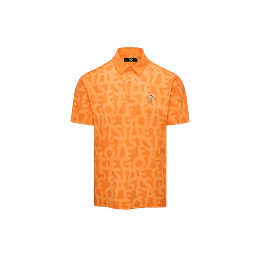 East Side Golf Snap Placket Polo (Shuffle Print)