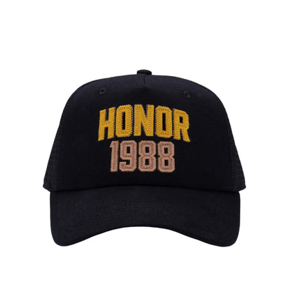 Honor The Gift Honor 1988 Trucker Hat - Black