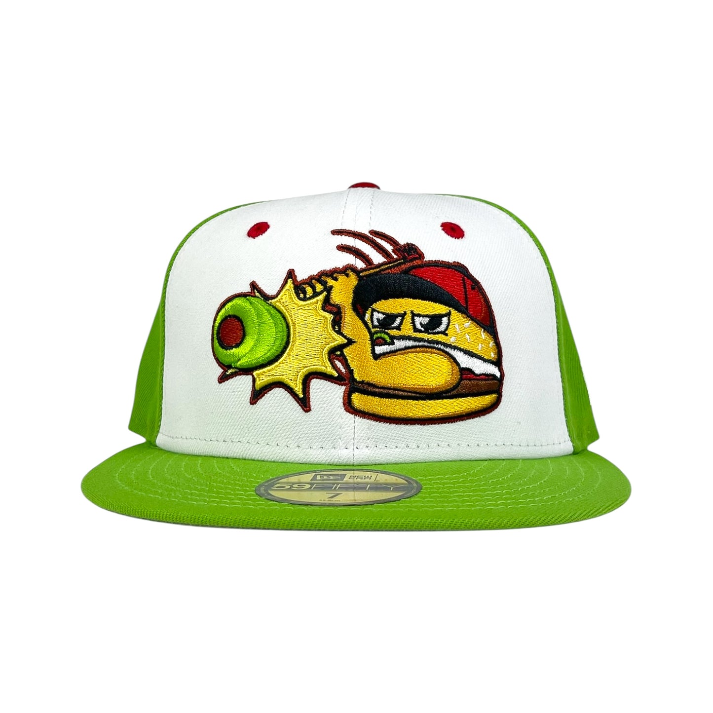 New Era Lansing Lugnuts 59Fifty Fitted - "Olive Burgers"