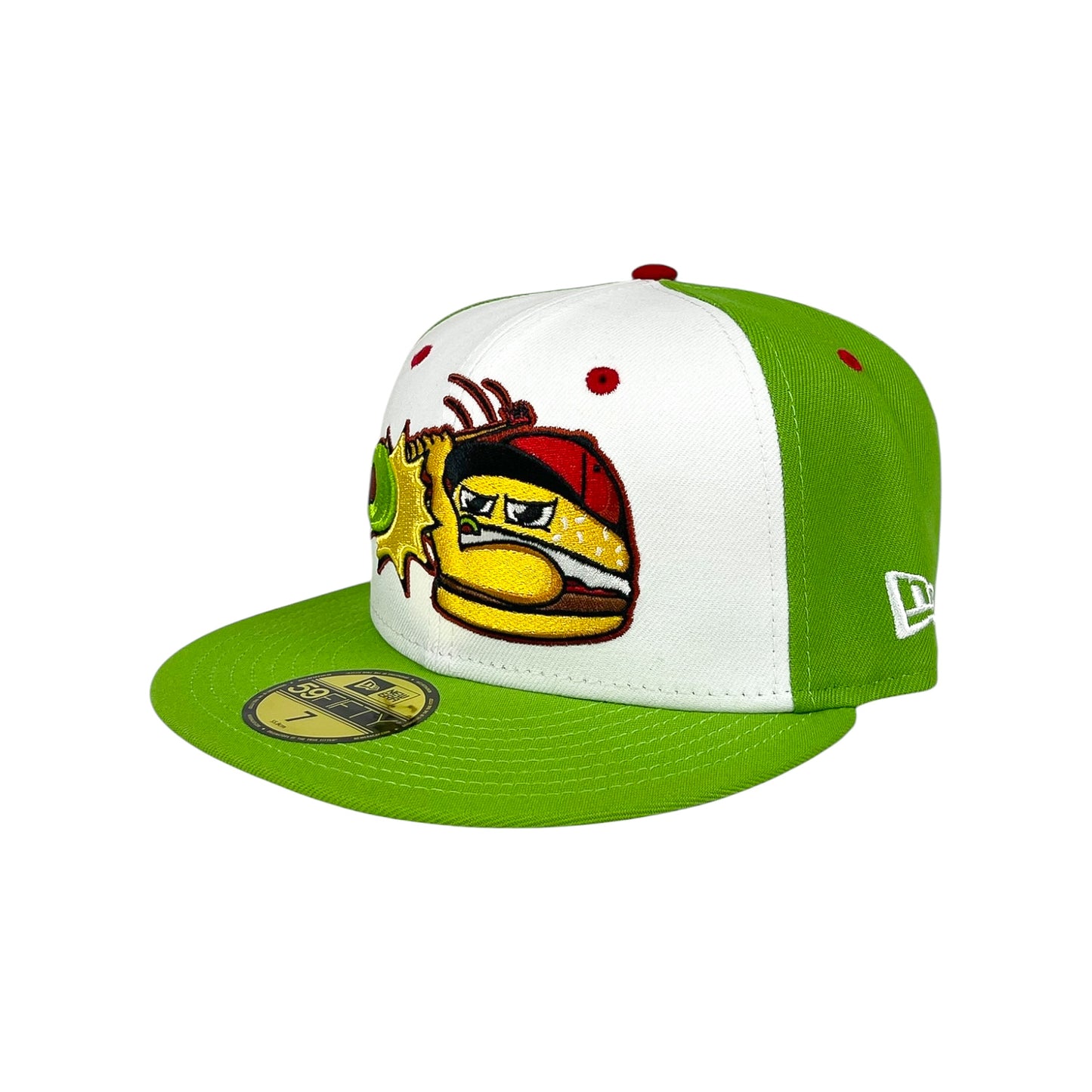 New Era Lansing Lugnuts 59Fifty Fitted - "Olive Burgers"