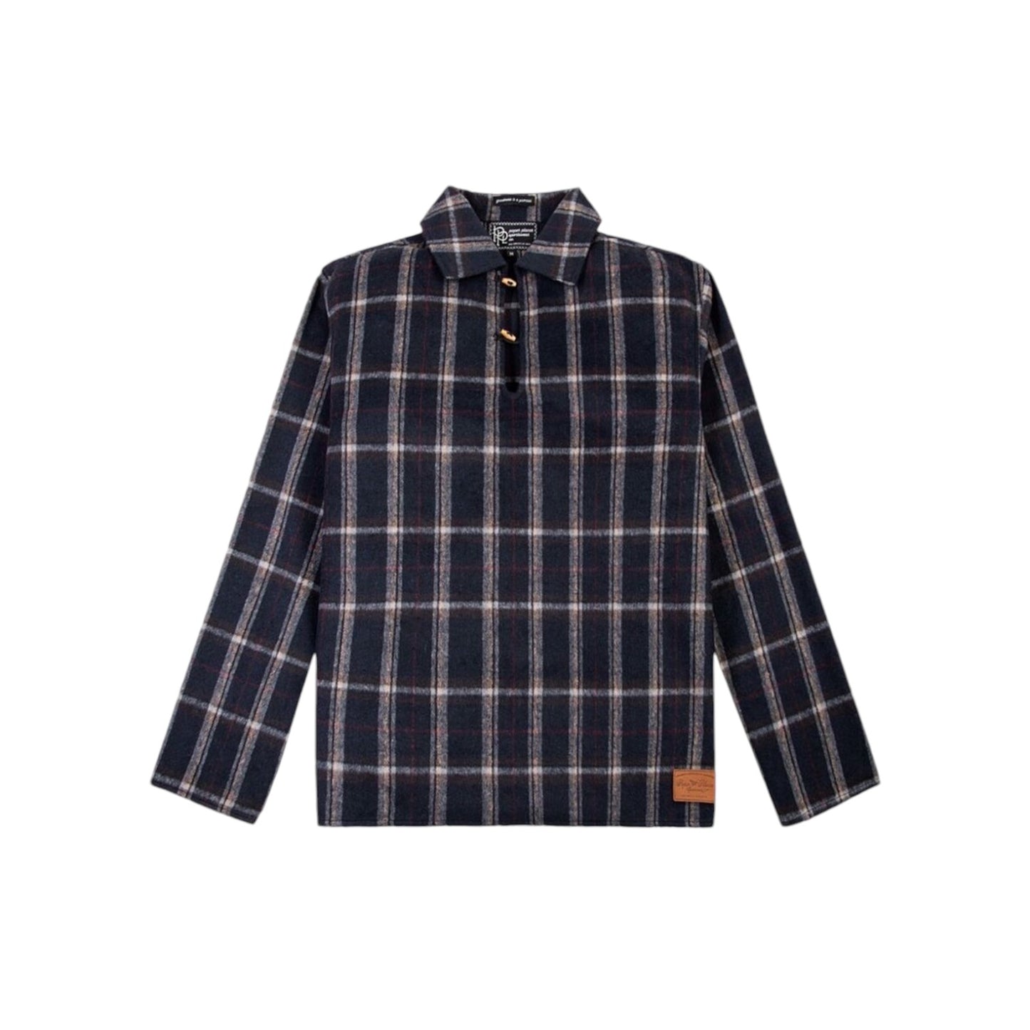 Paper Planes Plaid Brushed Flannel Tunic