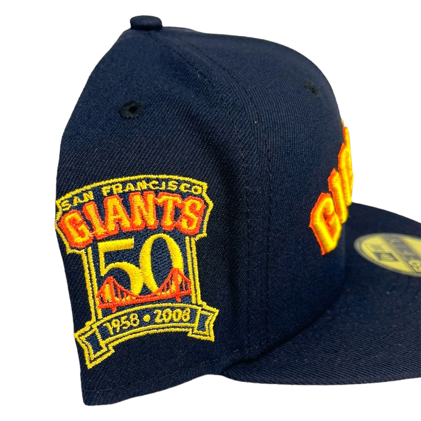 New Era San Francisco Giants 50th Anniversary "Gigantes" - Navy/Yellow