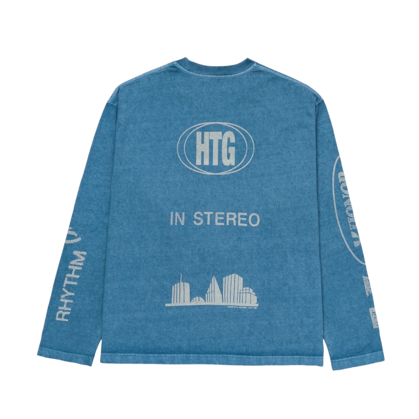 Honor The Gift Vibrations LS Tee - Blue