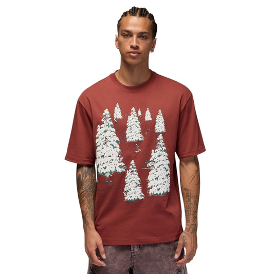 Jordan Brooklyn Holiday Tee - Redstone - HQ9031-622