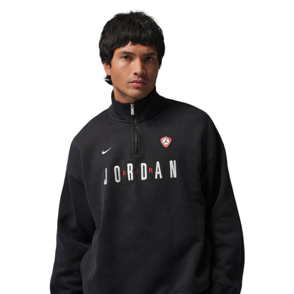 Jordan Flight Graphic Fleece Quarter-Zip Pullover - IF1816-010
