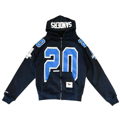 Mitchell & Ness NFL Maxxed Out Raglan Hoodie Lions - Barry Sanders