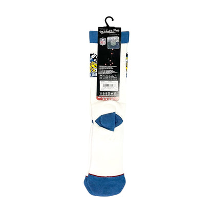 Mitchell & Ness NFL Touchback Crew Socks -  Detroit Lions (White)