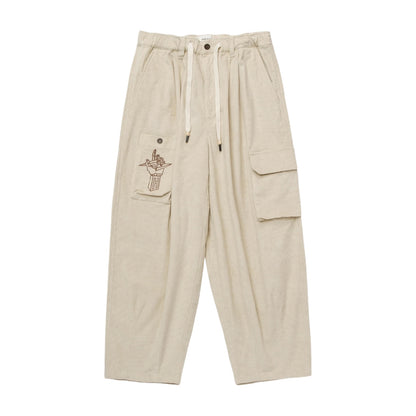 Honor The Gift Corduroy Baggy Pant - Cream