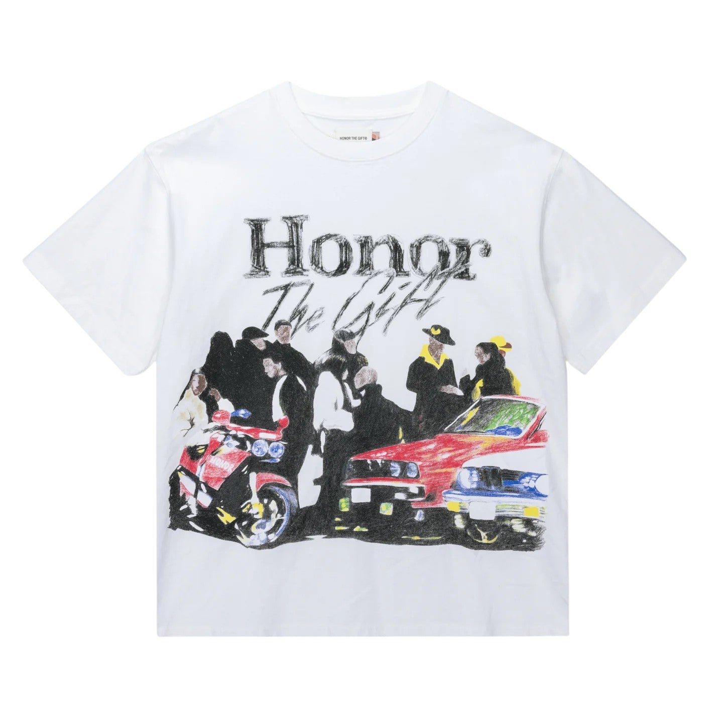 Honor The Gift Shift SS Tee - White