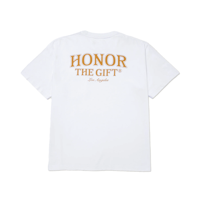 Honor The Gift Floral Pocket SS Tee - Bone