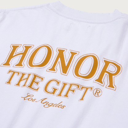 Honor The Gift Floral Pocket SS Tee - Bone