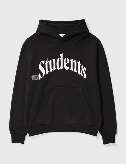 Students In Session Pullover Hoodie - Black