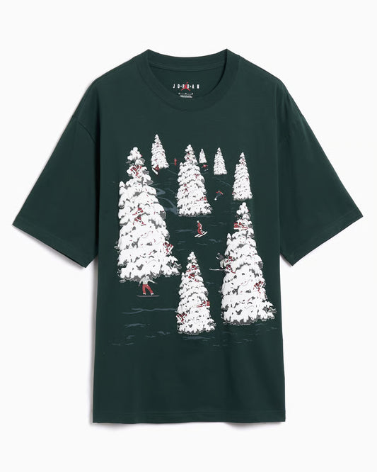 Jordan Brooklyn Holiday Tee - Green - HQ9031-316
