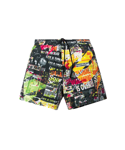 Paper Planes Tabloid Print Short