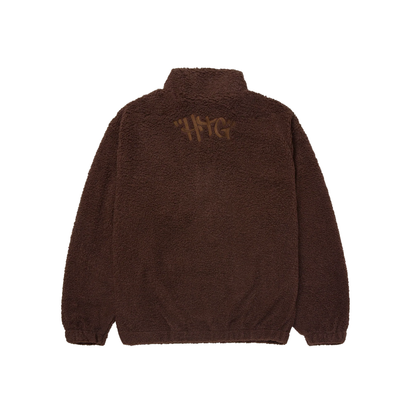 Honor The Gift C-Fall Script Sherpa Pullover - Brown