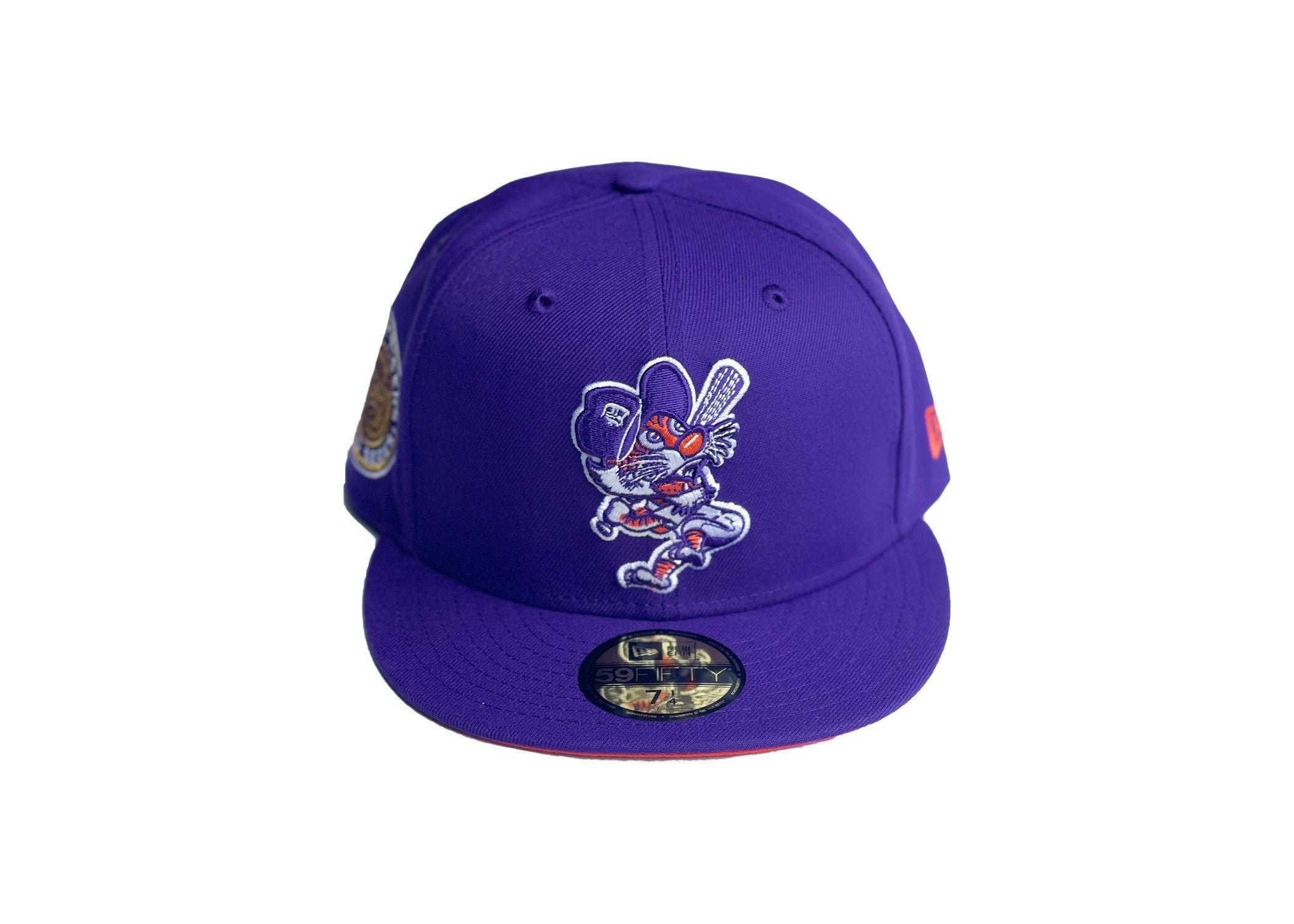 Purple Coked Out Tigers Fitted Hat Size 7 buy 3/8