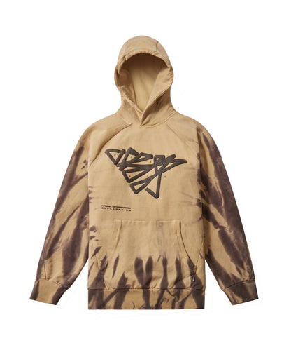 Paper Planes Path to Greatness Tie Dye Hoodie - Tan