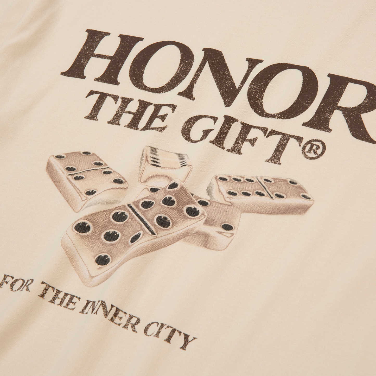 Honor The Gift C-Fall Dominos Tee - Bone