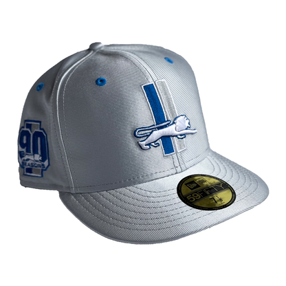 New Era Detroit Lions 90 Seasons Helmet Pack 59Fifty -Silver