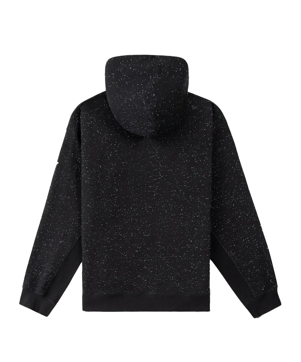 Paper Planes Speckled Planes Hoodie - Black