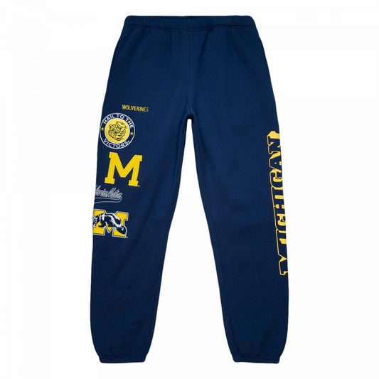 Mitchell & Ness City Collection Fleece Pants - Michigan