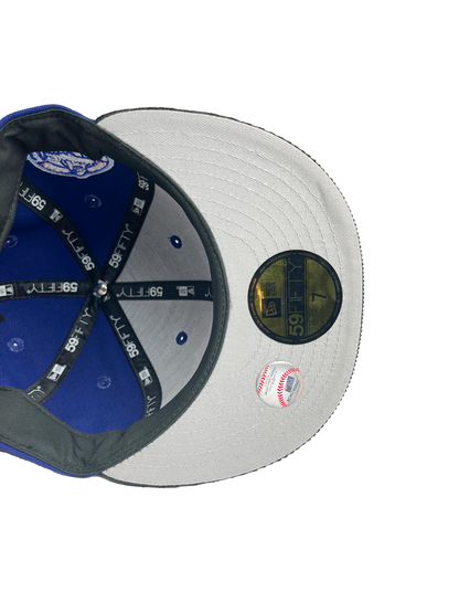 New Era Los Angeles Dodgers 60th Anniversary Cord Brim 59Fifty Fitted - Royal