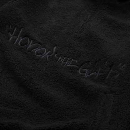 Honor The Gift C-Fall Script Sherpa Pullover - Black