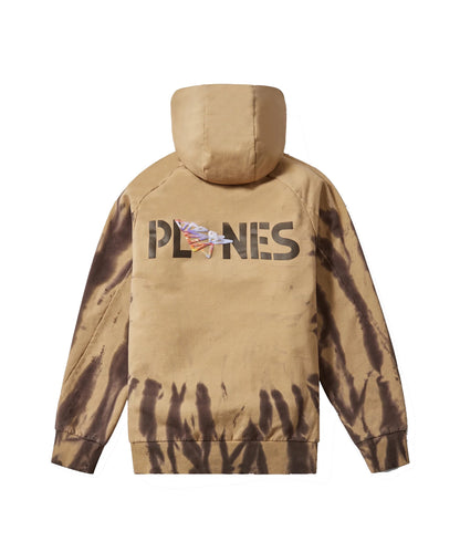 Paper Planes Path to Greatness Tie Dye Hoodie - Tan