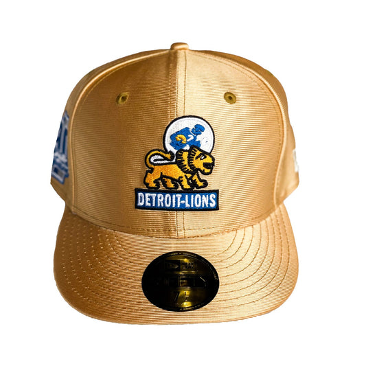 New Era Detroit Lions 90 Seasons Helmet Pack 59Fifty - Gold